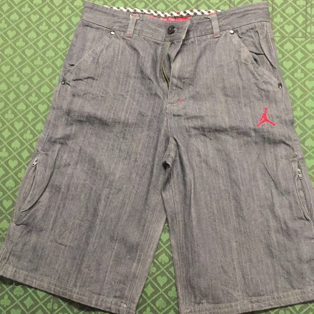 Jordan boys Jean shorts size 16